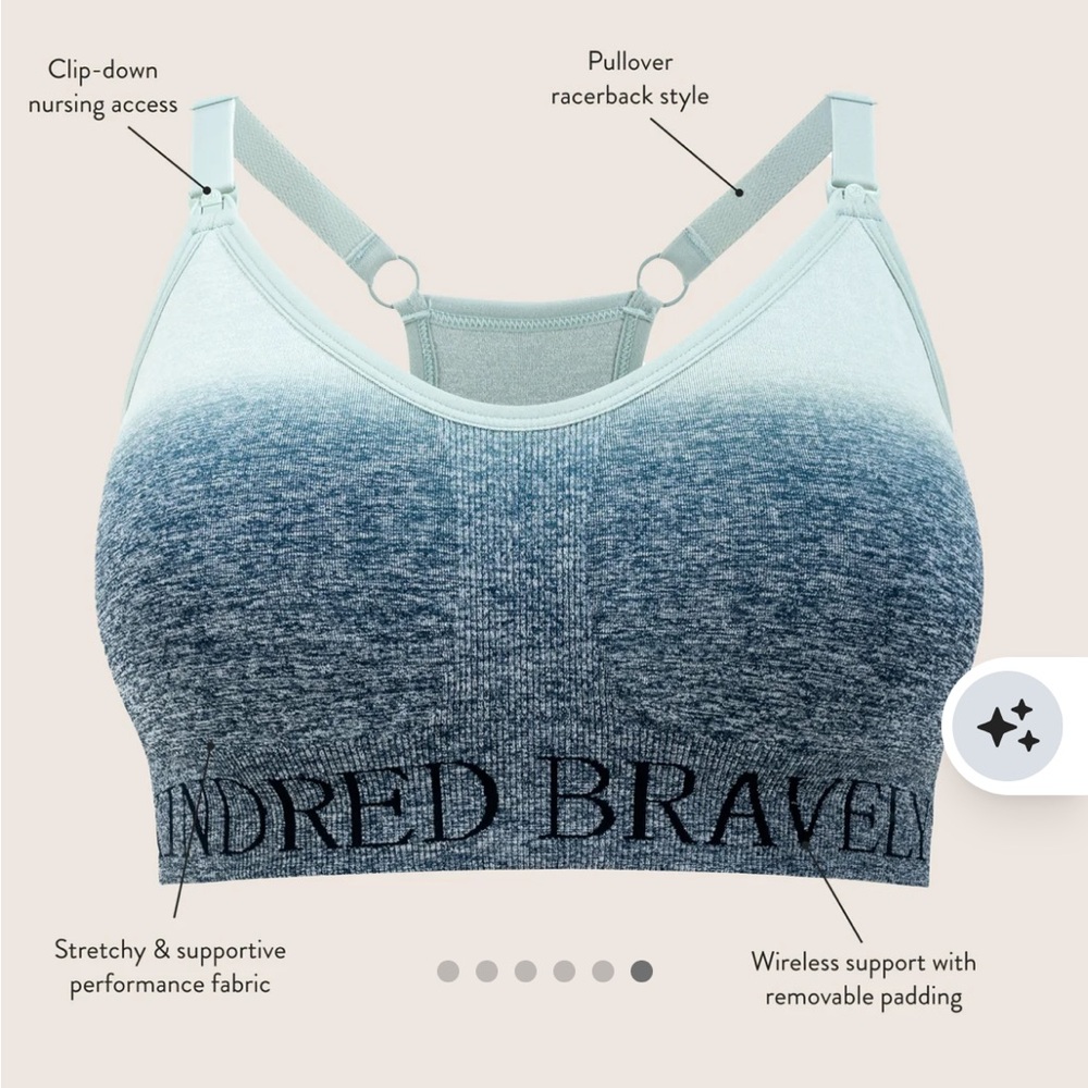 Kindred Bravely Sublime® Nursing Sports Bra, Size Small & Busty